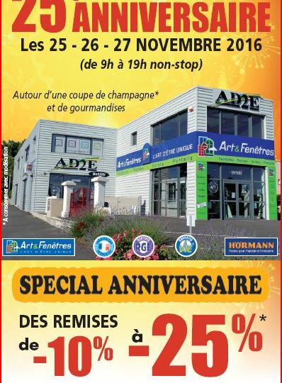 ANNIVERSAIRE AD2E FETE SES 25 ANS 